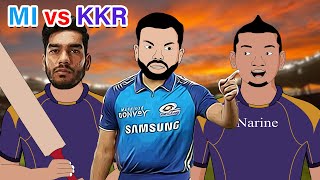 MI vs KKR 2021 | Rahul Tripathi and Venkatesh Iyer Batting