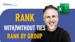 Rank Scores in Excel | With or Without Ties | Rank by Group - RANK IF by Criteria