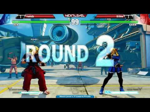 SF5 Losers Finals @ NLBC v.7 - Frankie3s (Ken) vs OG Shine (Karin) [720p/60fps]