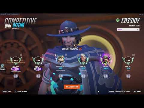 IDDQD CASSIDY GAMEPLAY - OVERWATCH 2 SEASON 19 TOP 500