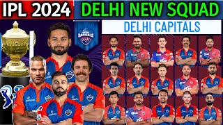 IPL 2024 Delhi Capitals Full Squad | DC Team Squad for IPL 2024 | DC Team Squad 2024