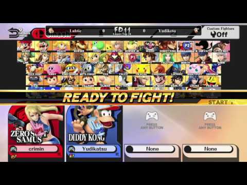 FD11 Singles Losers Top 24 - Luhtie (Zero Suit Samus) vs Yudiketo (Diddy Kong)