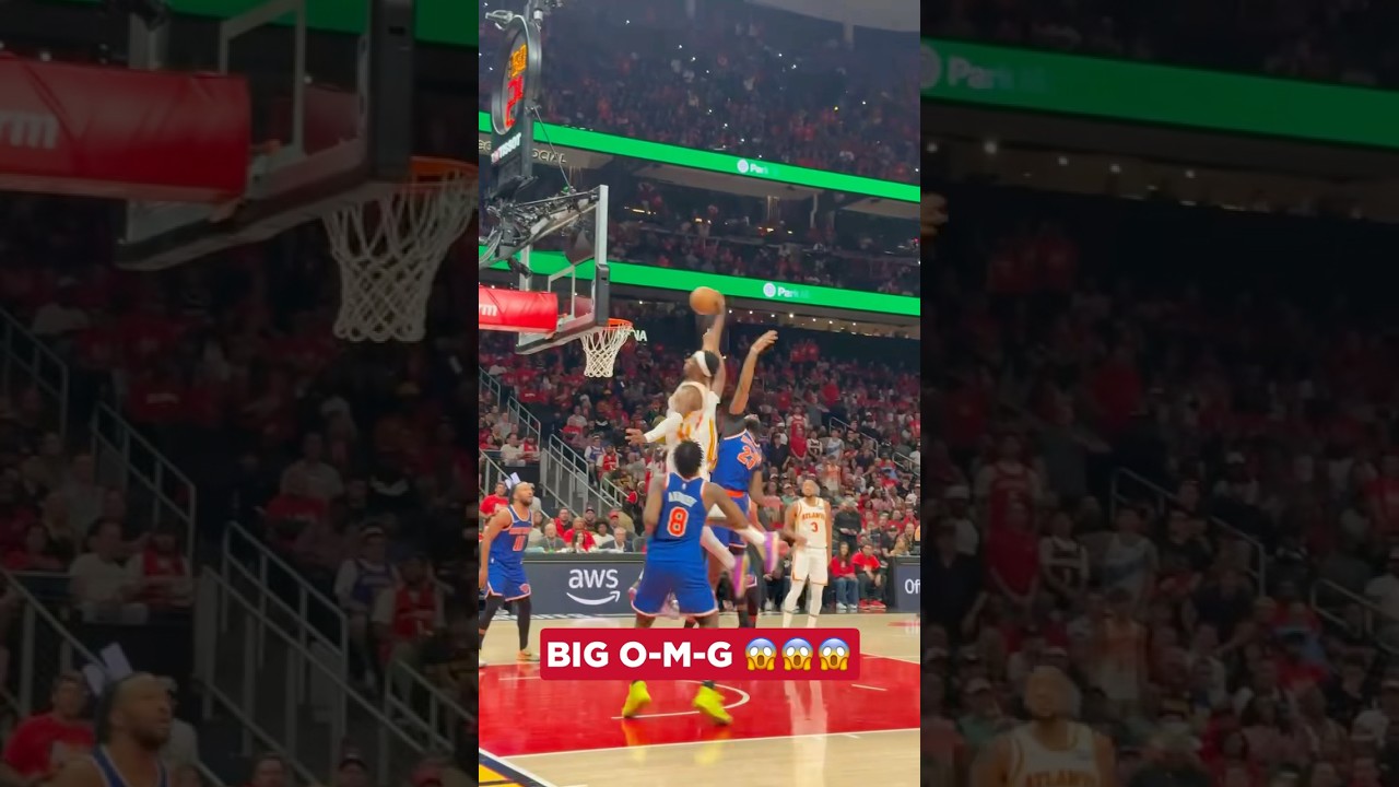 ONYEKA MASSIVE FOLLOW JAM 💥 #nba #hawks #playoffs