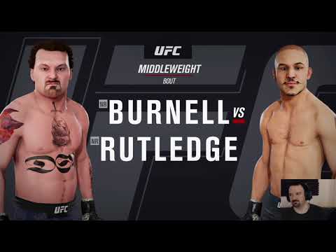 EA Sports UFC3 My Career playthrough pt24 - Rematch w/Rutledge! Rivals Battle!