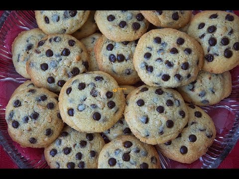 Chocolate Chip Drop Cookies Keksi Čokoladne kapljice - Sašina kuhinja