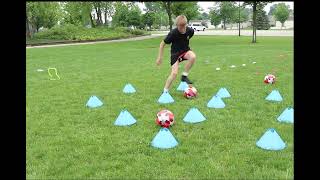 Technical Soccer Training session with Jude - Center Mid