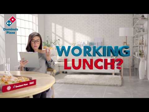 Working Lunch? Order Domino's Pizza!