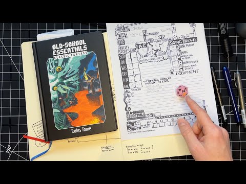 How to play solo D&D with Old School Essentials (B/X D&D solo RPG play)