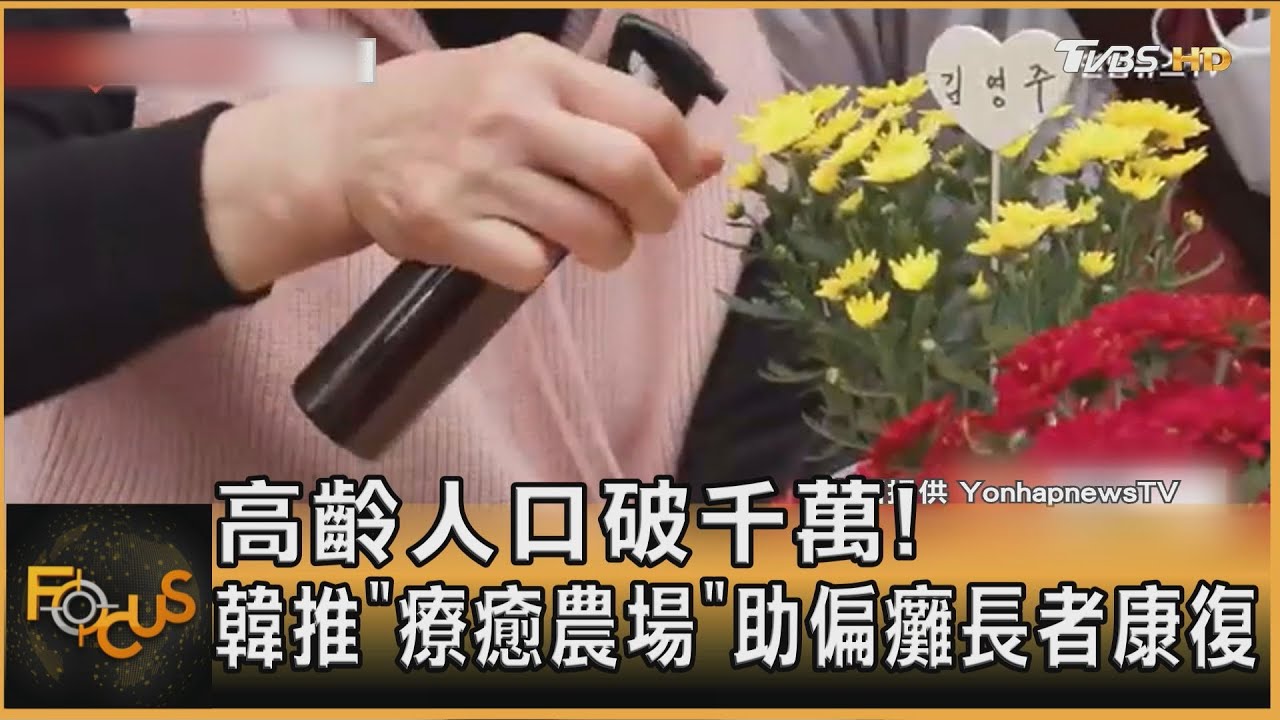 高齡人口破千萬!韓推「療癒農場」助偏癱長者康復