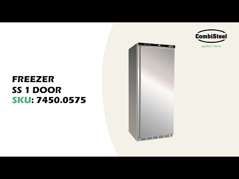 video 1, Armoire inox congélateur négative statique 555 L