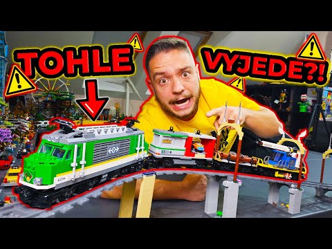 LEGO MĚSTO #49 - STAVÍM NEBEZPEČNÝ VLAKOVÝ OKRUH...⚠️ (EXTRÉM)