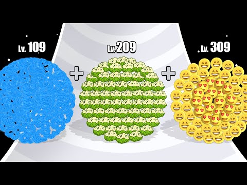 Happy Crowd - Food  Run - Crowd Number Run: ASMR Gameplay!