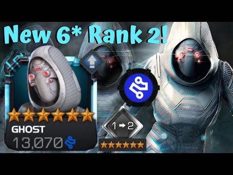 New 6* Rank 2 Ghost! Best 6-Star In The Game! Rank Up&Gameplay! - Marvel Contest of Champions