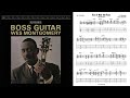 "Days of Wine & Roses" - Wes Montgomery (Jazz Guitar Transcription)