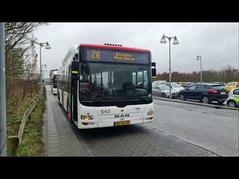 HTM lijn 26: Den Haag Kijkduin - Voorburg Station | HTM 1043 | 2022