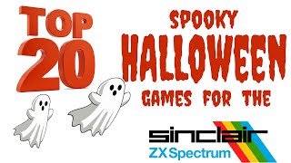 TOP 20 Spooky ZX Spectrum Halloween Games | 12-Minute Retro Horror Compilation 👻