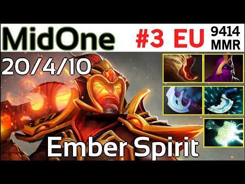 MidOne (Team Secret) -|- Ember Spirit -|- HIGHLIGHTS 9414 MMR, Rank#3 europe