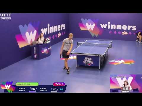 WINners CUP table 1  27.11 Ziakun Viktor - Batiuk Dmitrii     20:30