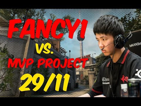 fancy1 |TyLoo| POV 1440p@60fps | 29/11 vs. MVP project @ de_overpass