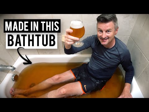 Open Fermenting A Weissbier... IN THE BATHTUB!