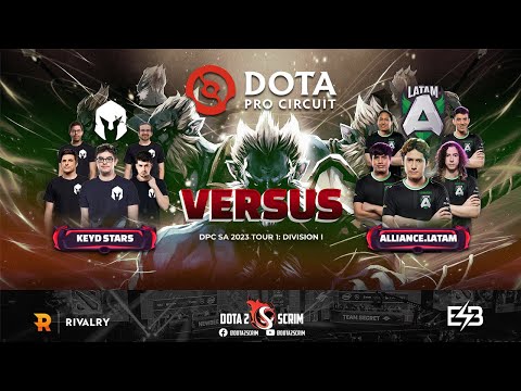 Keyd Stars vs Alliance.LATAM - DPC SA 2023 Tour 1: Division I - Game Highlights - BO3