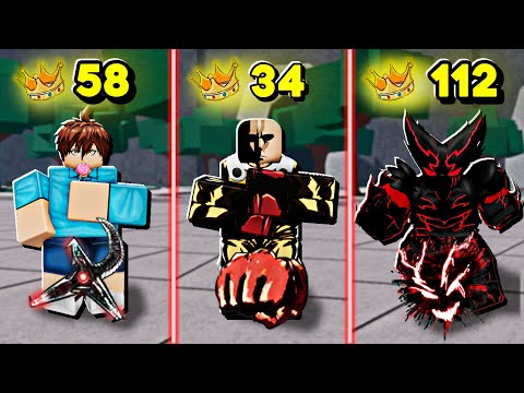 Destruindo Servidores e Players Tóxicos com Todos os Personagens | Strongest Battlegrounds 💥🔥