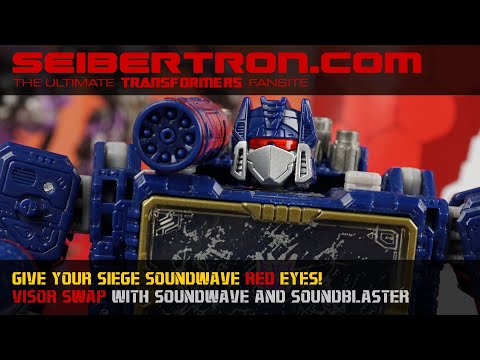 Give your SIEGE Soundwave a red visor like he deserves!