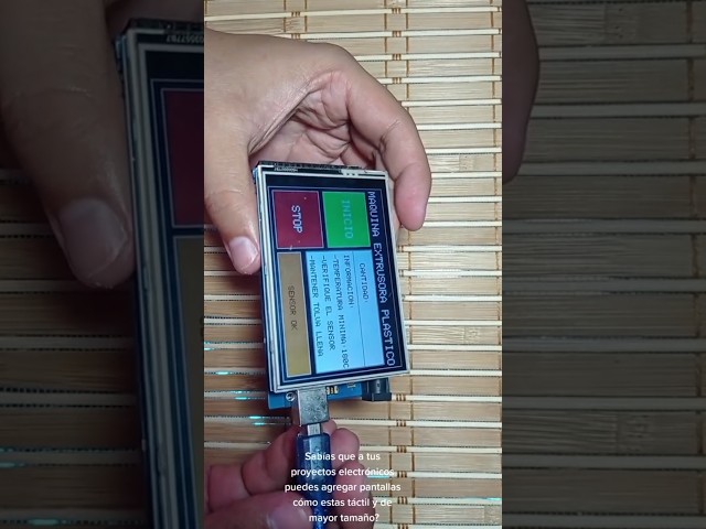 Vídeo relacionado con Diymore para ESP32-S3 Placa de Desarrollo con Pantalla Táctil de 3.5 Pulgadas WiFi Bluetooth,320 * 480 de Resolución para ESP32 Módulo de Visualización de Pantalla con Ranura para Tarjeta TF