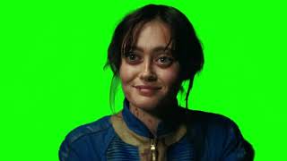 Lucy MacLean (Ella Purnell) "okey dokey" Fallout green screen