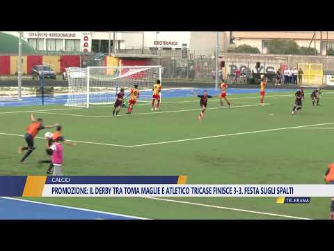 DERBY MAGLIE TRICASE SCOPPIETTANTE 3 3 FINALE, MA È FESTA SUGLI SPALTI