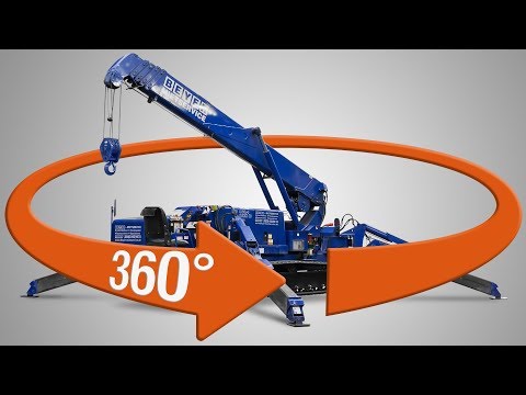 Minikran MC 168.4 D/E K II | Tragkraft: 3.830 kg, Hebehöhe: 16,80 m