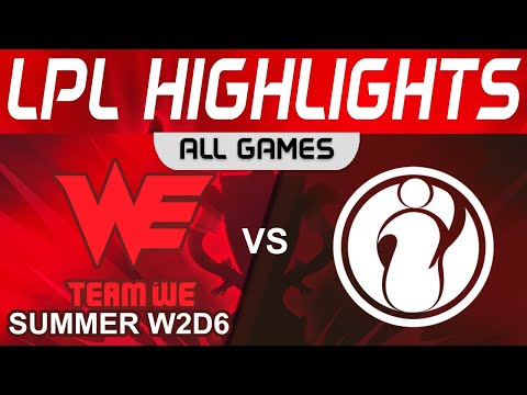WE vs IG Highlights ALL GAMES LPL Summer Season 2023 W2D6 Team WE vs Invictus Gaming by Onivia