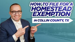 How to File For a Homestead Exemption in Collin County TX #dfwrealtor #realestate #dallasfortworth