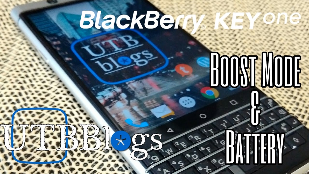 BlackBerry KEYone Boost Mode and Battery
