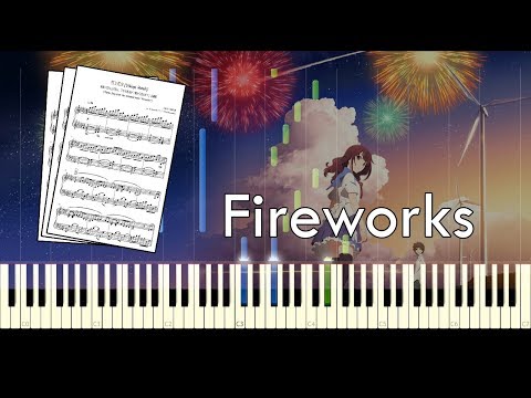 Uchiage Hanabi ("Fireworks") - Piano Cover 『打上花火』ピアノ(楽譜) Video