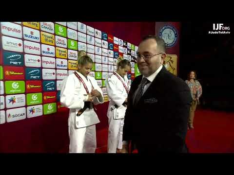 Premiazione Giuffrida 52 kg Grand Slam Tel Aviv 2023