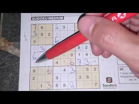 Again, Daily Sudoku practice continues. (#864) Medium Sudoku puzzle. 05-23-2020