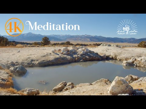 Bubbling Serenity in the Sierras: A Relaxing Hot Spring with Gentle Bubble Sounds" 4k 1.5 Hours HDR