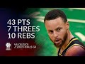 Stephen Curry 43 pts 7 threes 10 rebs vs Celtics 2022 Finals Game 4