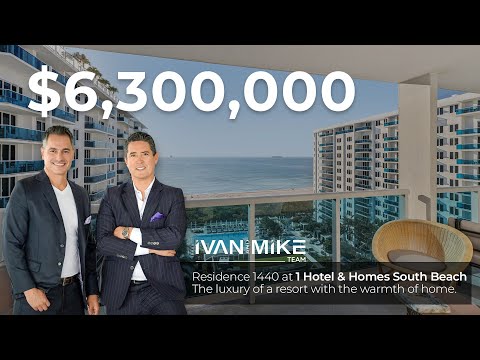 Luxury Oceanfront Condo Tour at 1 Hotel South Beach | Miami Beach Real Estate
