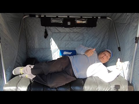 "Day Tripper" Otter X-Over Ice Tent Modifications