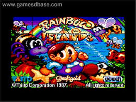 Rainbow Islands Review for the Amstrad CPC by John Gage