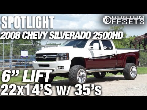 Spotlight - 2008 Chevy Silverado 2500HD, 6" Lift, 22x14 -76's, and 35's