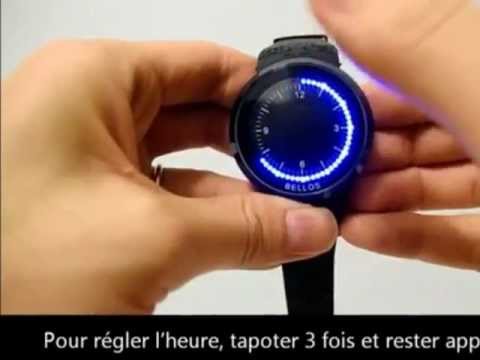 comment regler l'heure sur une montre led watch