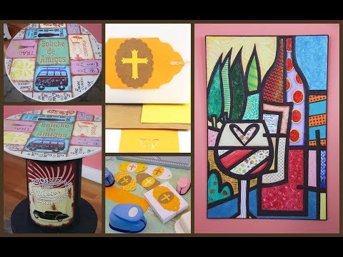 ManosalaObraTv - Programa 72 - Reciclar Carretel de Cable - Sobres Comunion - Pinturas 3D