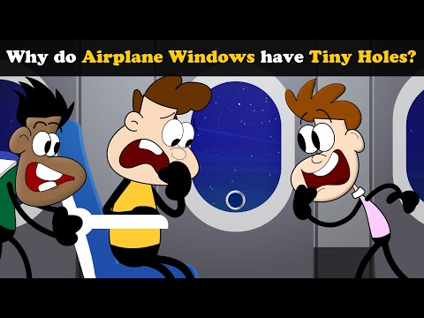 Why do Airplane Windows have Tiny Holes? + more videos | #aumsum #kids #science #education #whatif