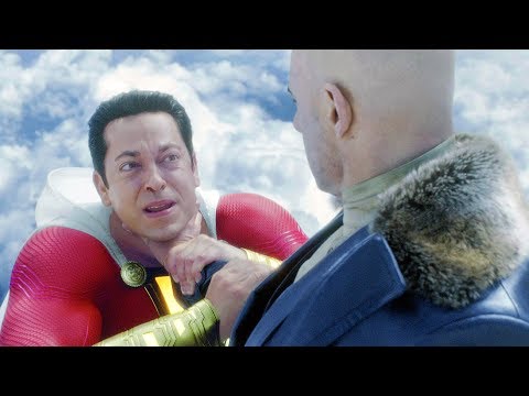 Shazam vs Dr. Sivana (FIrst Fight) | Shazam! [4k, HDR]