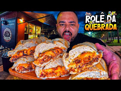 I FOUND THE BEST STREET SANDWICH! *The cheese even stretches🤤