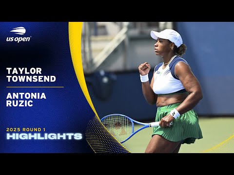 Taylor Townsend vs. Antonia Ruzic Highlights | 2025 US Open Round 1