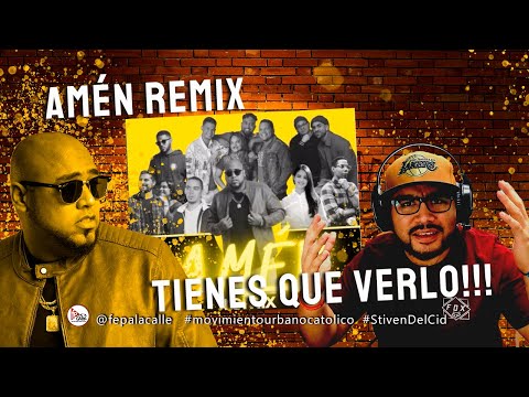 AMÉN REMIX   MILITANTES  -  VIDEO REACCIÓN FE PA´ LA CALLE - RAP CATÓLICO